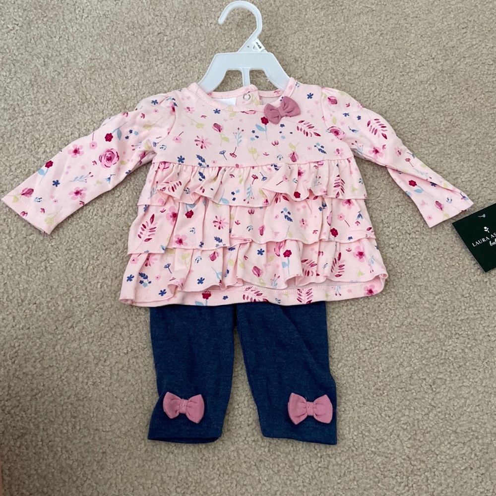 3-6 months girls set NWT